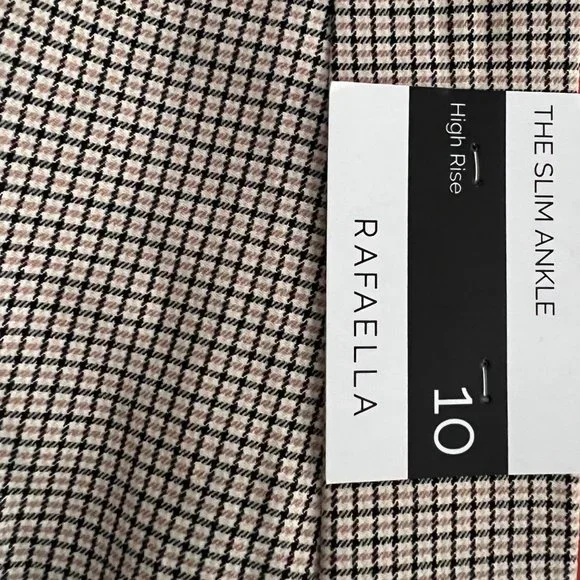 NWT Raffaella The Slim Ankle High Rise Pant Women's Size 10 - Picture 2 of 8